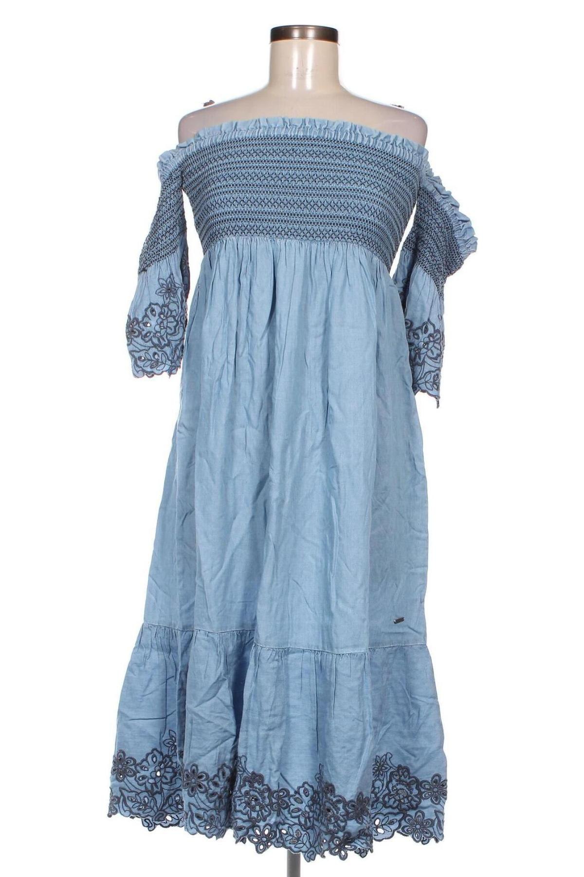 Kleid Pepe Jeans, Größe M, Farbe Blau, Preis 38,56 €