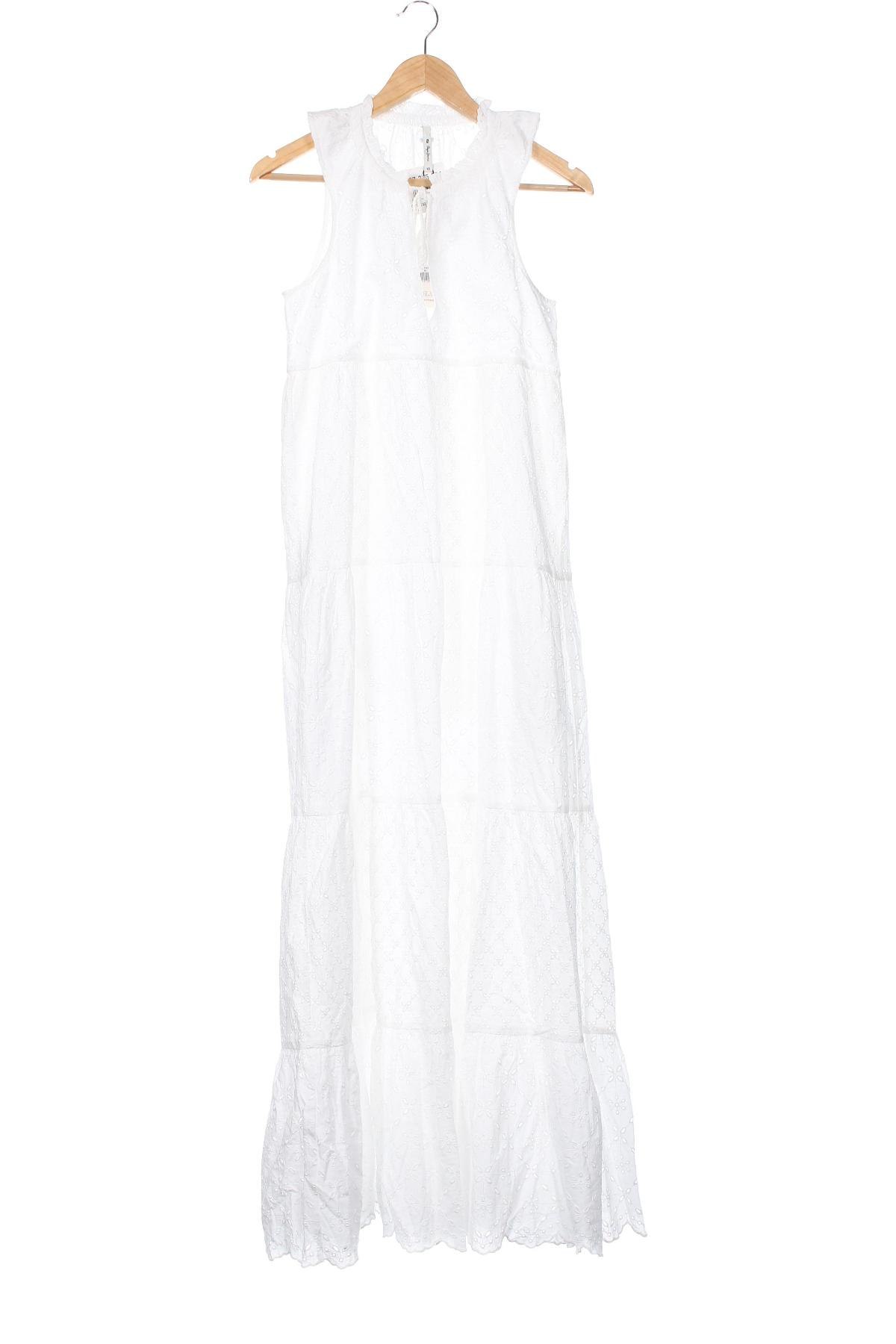 Sukienka Pepe Jeans, Rozmiar XS, Kolor Biały, Cena 498,44 zł