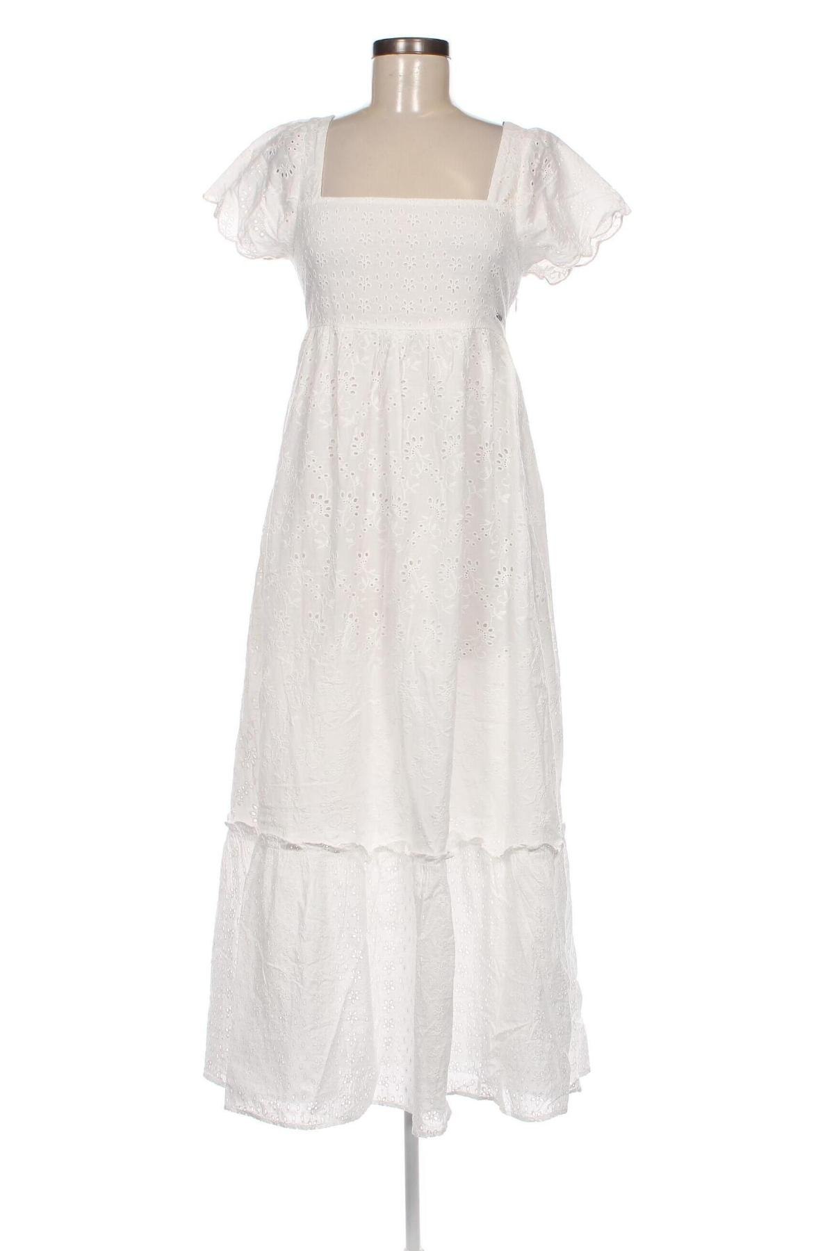 Kleid Pepe Jeans, Größe M, Farbe Weiß, Preis 96,39 €