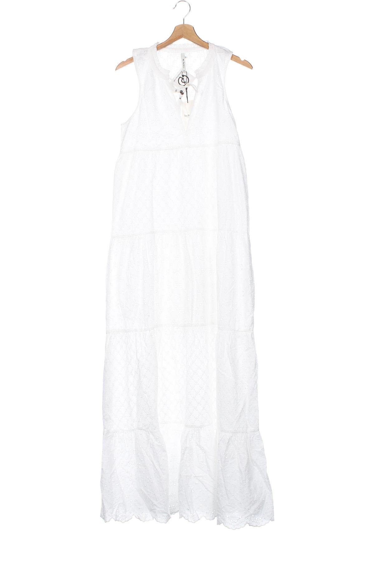 Kleid Pepe Jeans, Größe XS, Farbe Weiß, Preis € 42,41