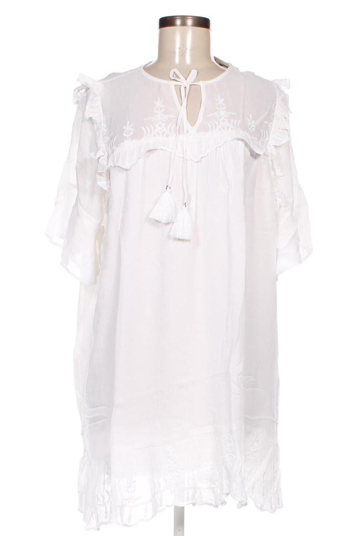 Kleid Pepe Jeans, Größe L, Farbe Weiß, Preis 38,56 €