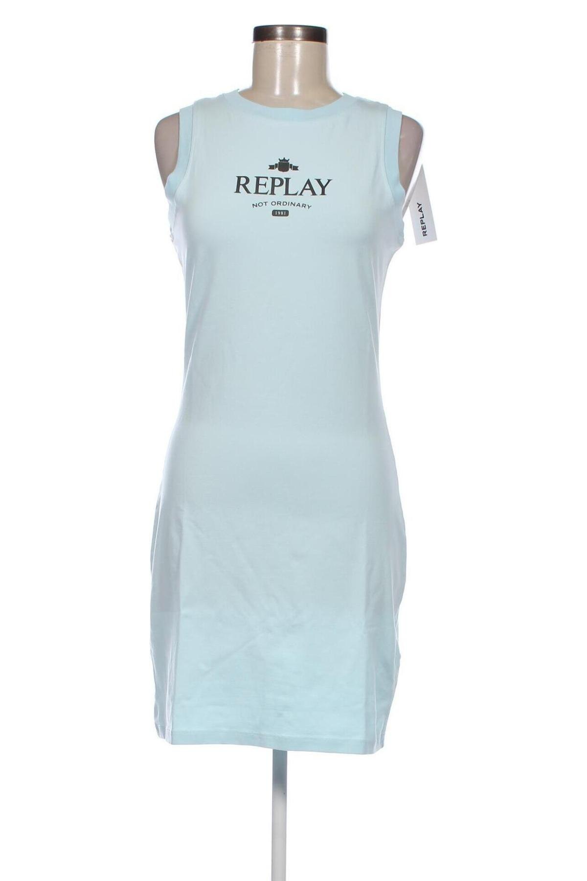 Φόρεμα Replay, Μέγεθος S, Χρώμα Μπλέ, Τιμή 63,05 €