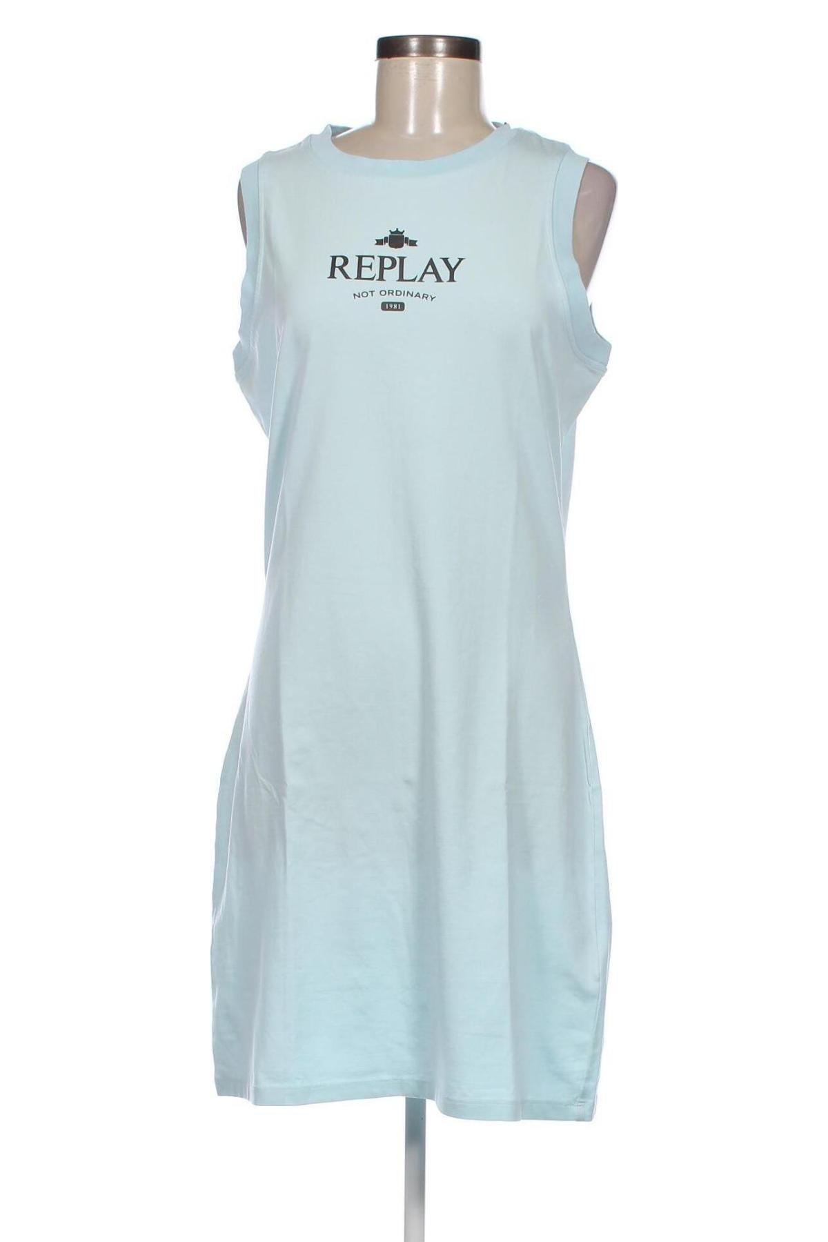 Kleid Replay, Größe XL, Farbe Blau, Preis 57,32 €