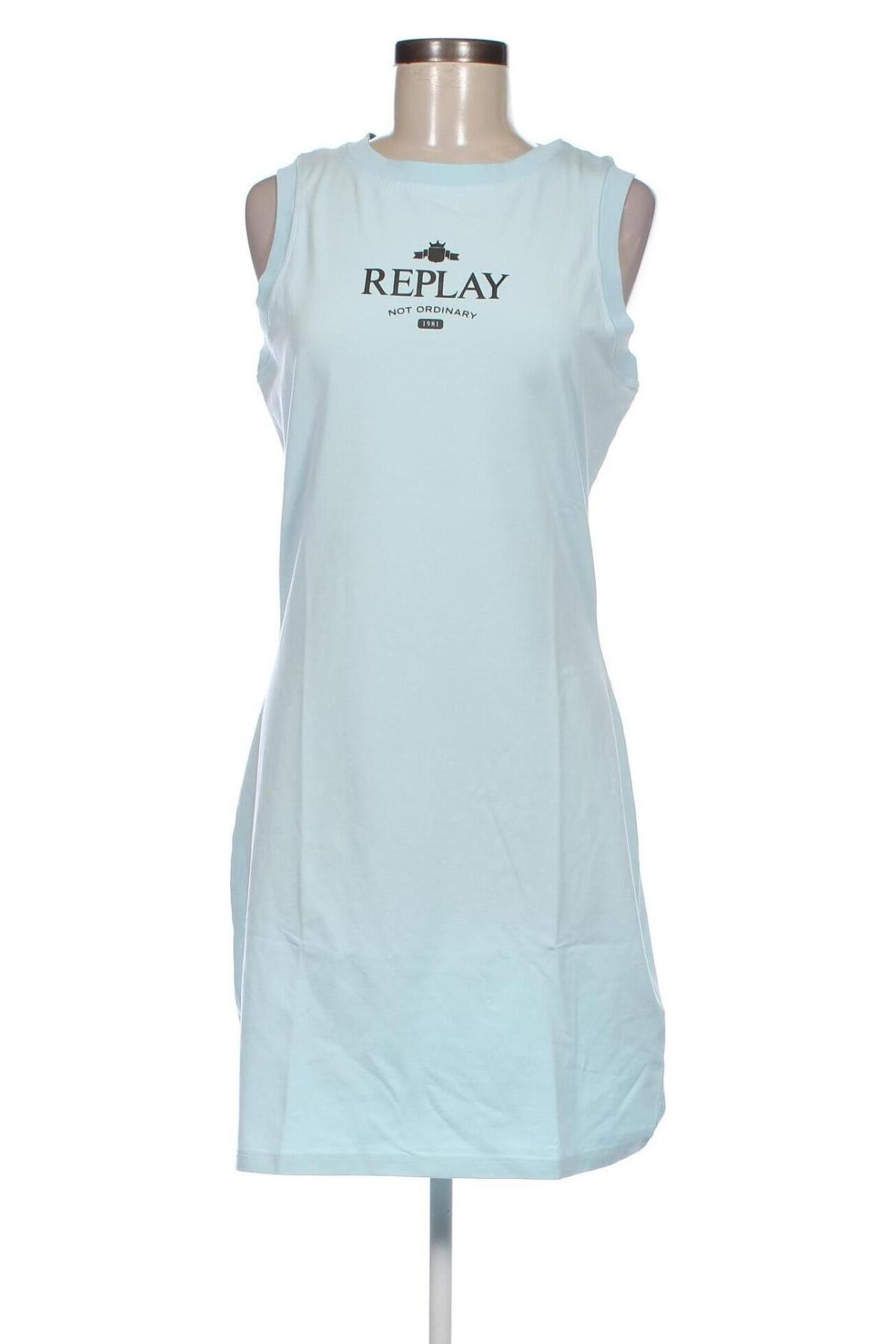 Φόρεμα Replay, Μέγεθος L, Χρώμα Μπλέ, Τιμή 67,35 €