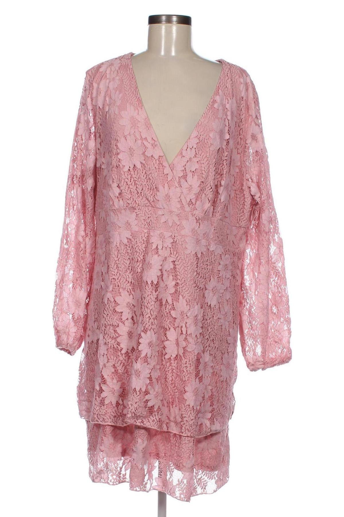 Šaty  SHEIN, Veľkosť 3XL, Farba Ružová, Cena  32,89 €