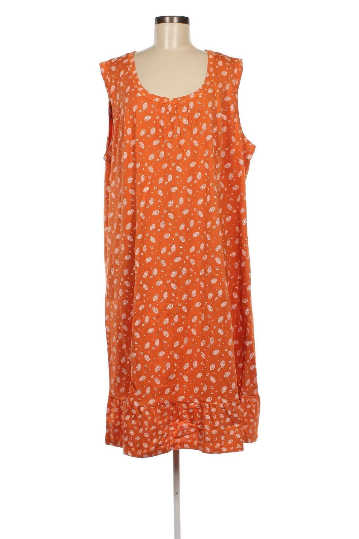 Kleid Sheego, Größe 4XL, Farbe Orange, Preis 55,67 €