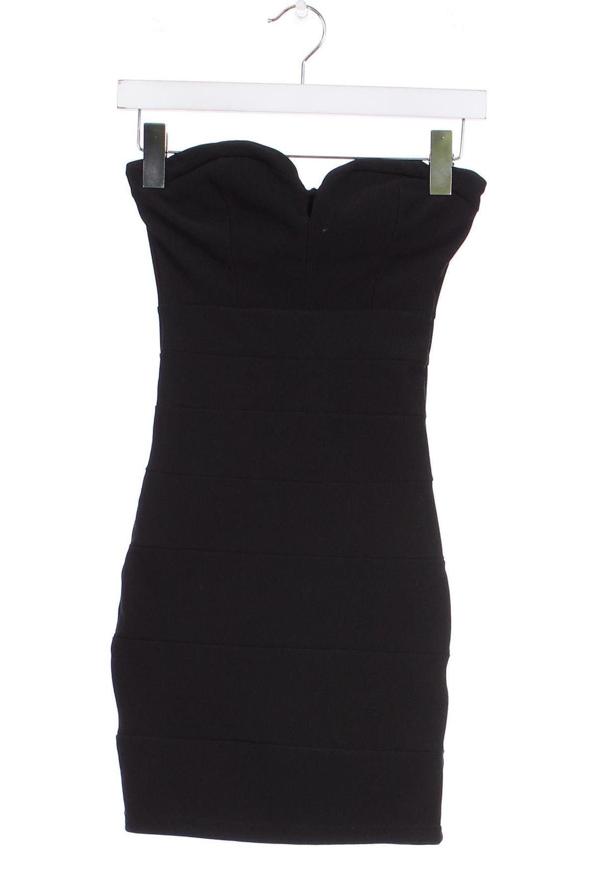 Kleid Tally Weijl, Größe XXS, Farbe Schwarz, Preis 8,90 €