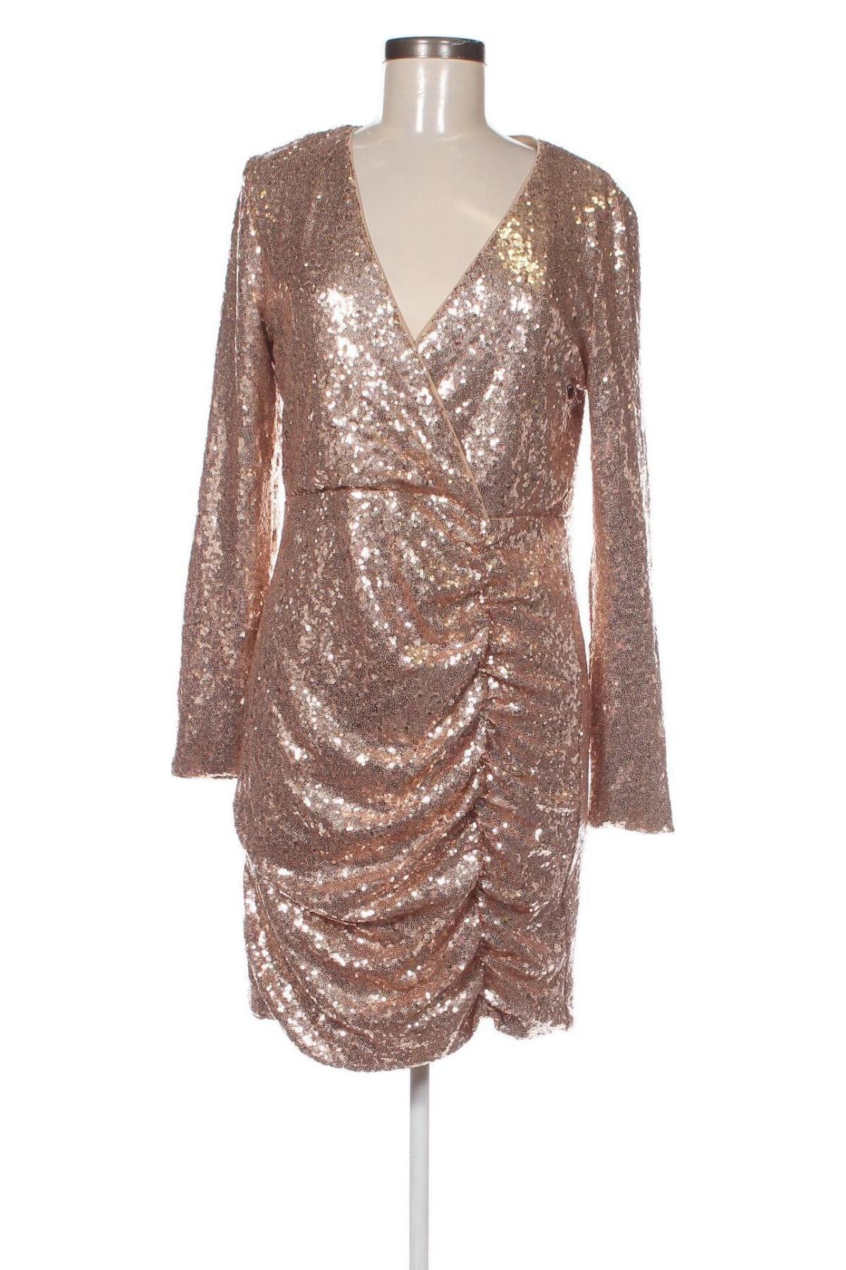 Šaty  Vero Moda, Velikost M, Barva Zlatistá, Cena  421,00 Kč