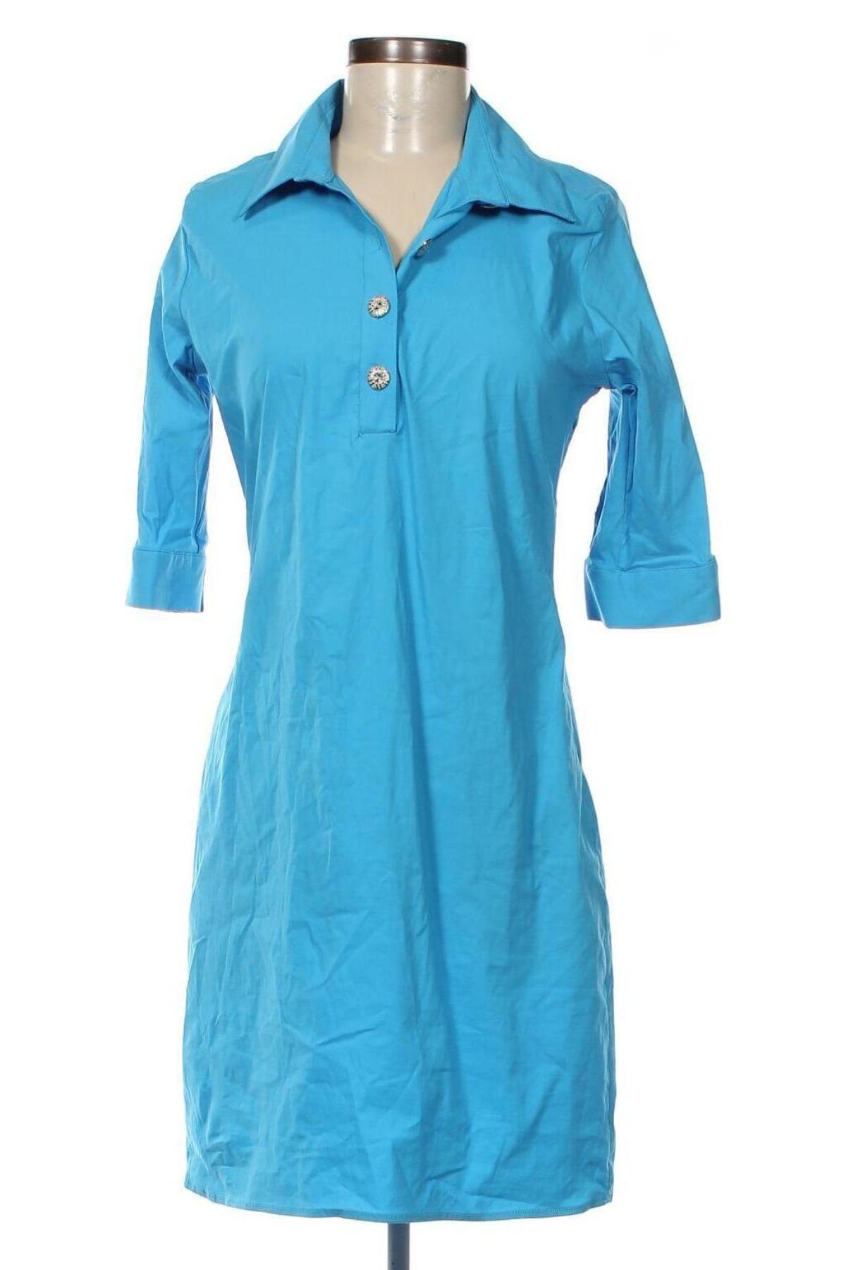 Kleid Victoria Moda, Größe M, Farbe Blau, Preis € 19,62