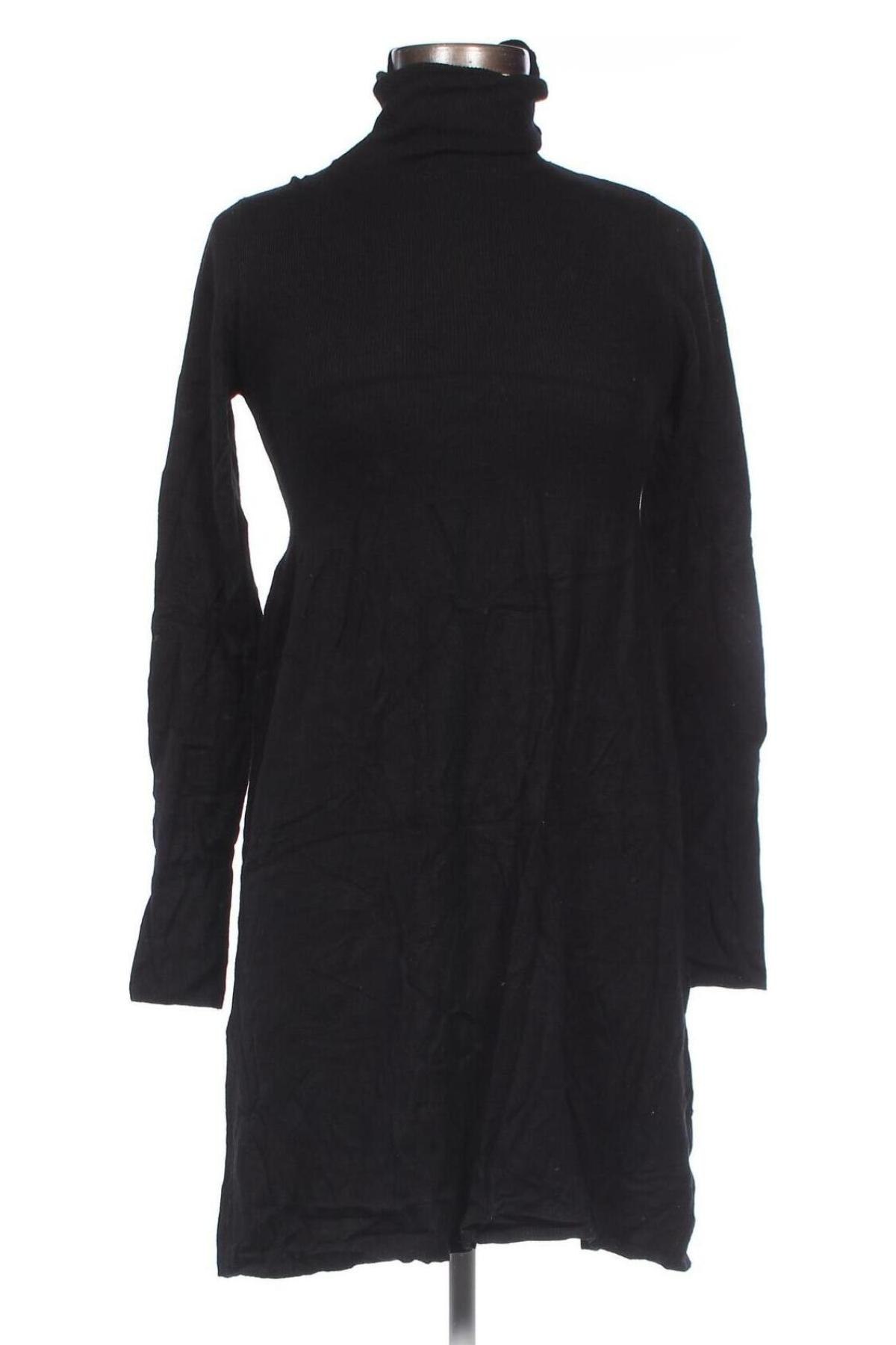 Рокля Zara Knitwear, Размер S, Цвят Черен, Цена 25,44 лв.