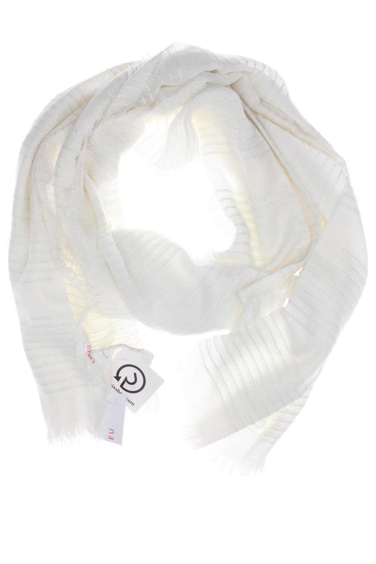 Schal Camaieu, Farbe Weiß, Preis 10,82 €