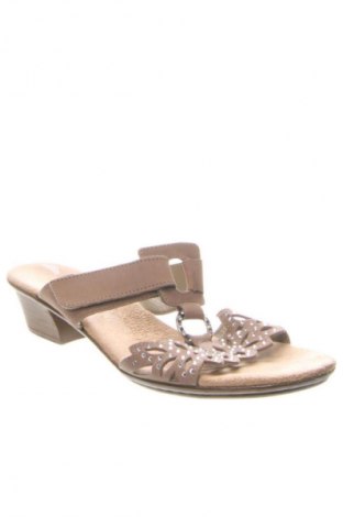 Pantolette Rieker, Größe 39, Farbe Braun, Preis 19,99 €