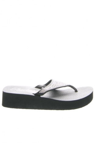 Γυναικείες παντόφλες Skechers, Μέγεθος 38, Χρώμα Ασημί, Τιμή 25,00 €