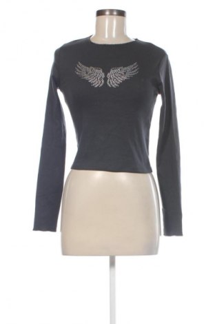 Damen Shirt Bershka, Größe L, Farbe Grau, Preis 18,99 €