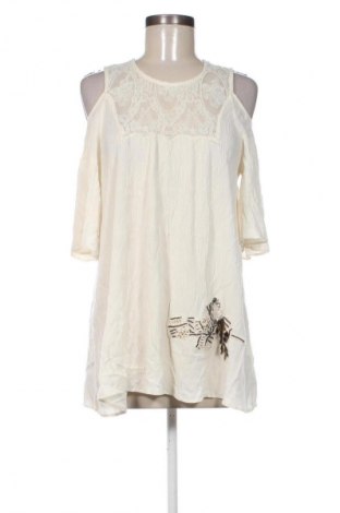 Bluzka damska Desigual, Rozmiar S, Kolor Beżowy, Cena 130,99 zł
