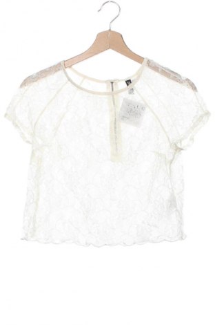 Damen Shirt H&M Divided, Größe XS, Farbe Ecru, Preis 13,99 €