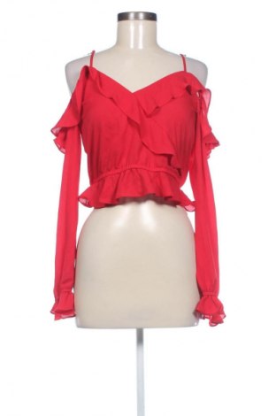Bluzka damska H&M Divided, Rozmiar M, Kolor Czerwony, Cena 36,99 zł