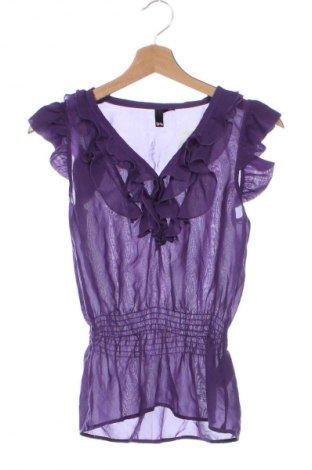 Damen Shirt H&M Divided, Größe XS, Farbe Lila, Preis 12,79 €