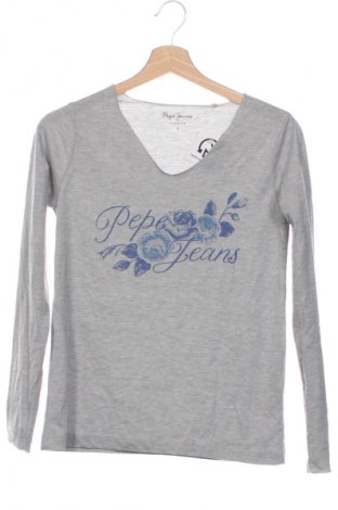 Дамска блуза Pepe Jeans, Размер XS, Цвят Сив, Цена 31,99 лв.