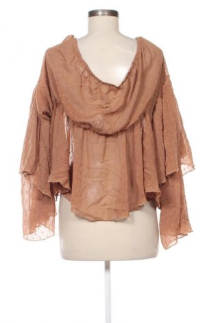 Damen Shirt SHEIN, Größe 4XL, Farbe Braun, Preis 4,99 €