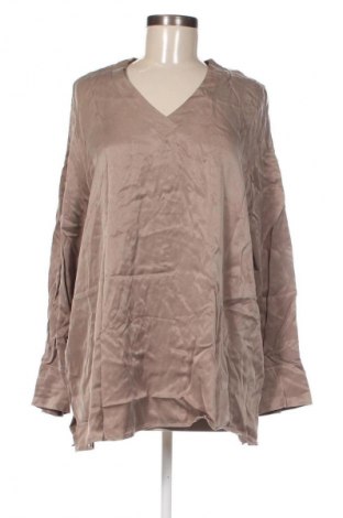 Γυναικεία μπλούζα Selection By Ulla Popken, Μέγεθος XXL, Χρώμα  Μπέζ, Τιμή 21,99 €