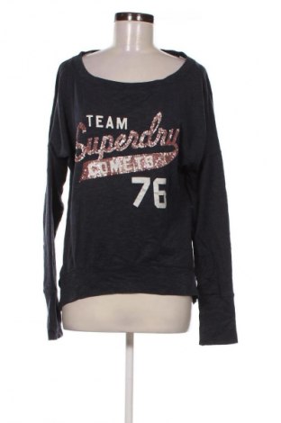 Дамска блуза Superdry, Размер S, Цвят Син, Цена 14,99 лв.