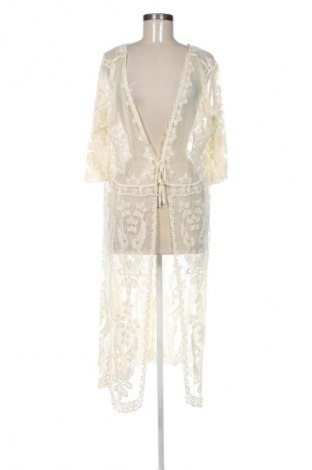 Cardigan de damă SHEIN, Mărime L, Culoare Ecru, Preț 98,99 Lei