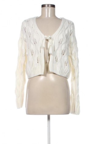 Damen Strickjacke Tally Weijl, Größe M, Farbe Weiß, Preis 15,00 €