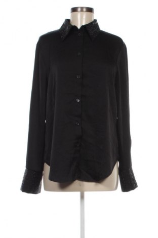 Дамска риза H&M, Размер M, Цвят Черен, Цена 25,99 лв.