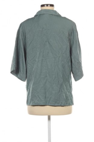 Дамска риза H&M, Размер M, Цвят Зелен, Цена 25,99 лв.