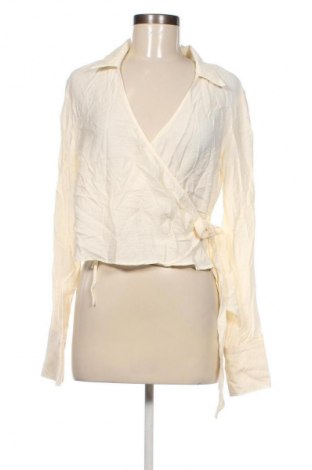 Cămașă de femei H&M, Mărime M, Culoare Ecru, Preț 84,99 Lei