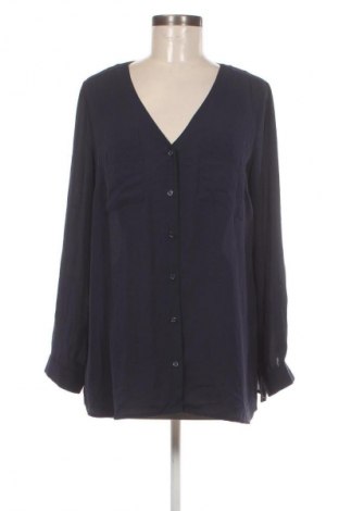 Γυναικείο πουκάμισο H&M, Μέγεθος XXL, Χρώμα Μπλέ, Τιμή 13,23 €