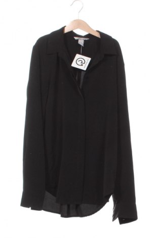 Cămașă de femei H&M, Mărime XS, Culoare Negru, Preț 84,99 Lei