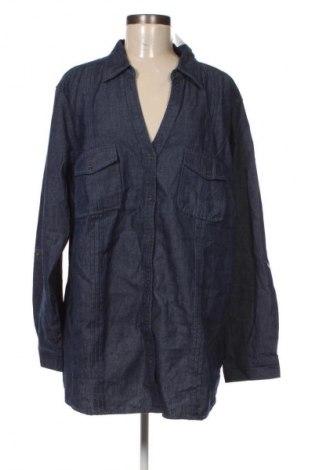 Damenbluse John Baner, Größe 3XL, Farbe Blau, Preis 17,99 €