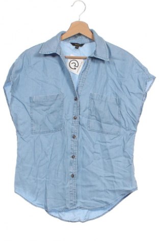 Damenbluse Massimo Dutti, Größe XS, Farbe Blau, Preis 25,99 €