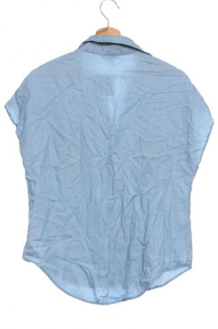 Damenbluse Massimo Dutti, Größe XS, Farbe Blau, Preis 25,99 €