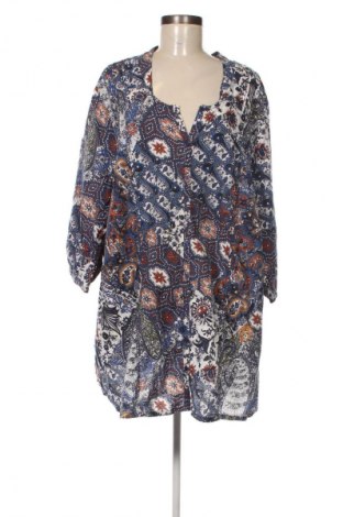 Damenbluse Ulla Popken, Größe 4XL, Farbe Mehrfarbig, Preis € 28,99