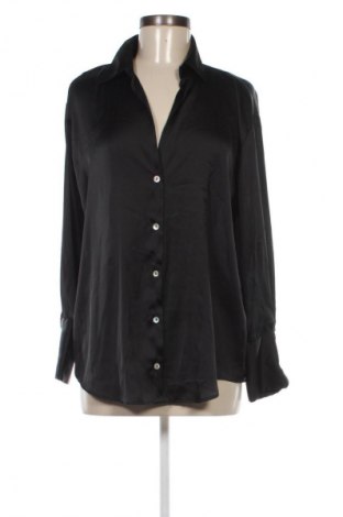 Дамска риза Zara, Размер M, Цвят Черен, Цена 12,99 лв.