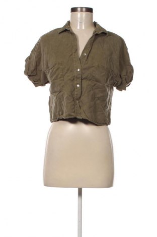 Damenbluse Zara, Größe S, Farbe Grün, Preis 14,99 €
