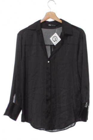 Damenbluse Zara, Größe XS, Farbe Schwarz, Preis 7,99 €