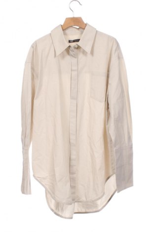 Damenbluse Zara, Größe XS, Farbe Beige, Preis 8,99 €