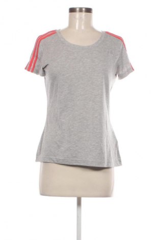 Γυναικείο t-shirt Adidas, Μέγεθος M, Χρώμα Γκρί, Τιμή 17,99 €