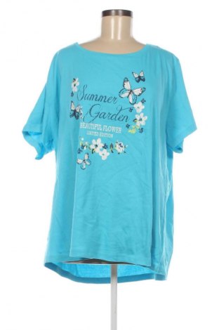 Дамска тениска Bpc Bonprix Collection, Размер 4XL, Цвят Син, Цена 17,99 лв.