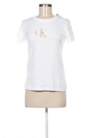 Damski T-shirt Calvin Klein Jeans, Rozmiar S, Kolor Biały, Cena 215,99 zł