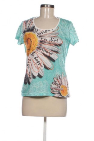 Damski T-shirt Desigual, Rozmiar L, Kolor Kolorowy, Cena 88,99 zł