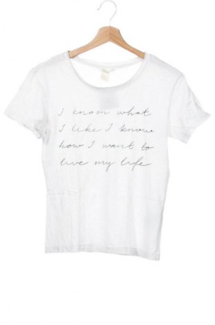 Дамска тениска H&M, Размер XS, Цвят Бял, Цена 16,99 лв.