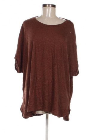 Damski T-shirt Maxi Blue, Rozmiar 5XL, Kolor Brązowy, Cena 55,99 zł