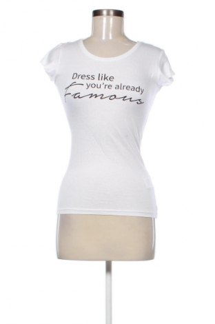 Γυναικείο t-shirt Sinsay, Μέγεθος S, Χρώμα Λευκό, Τιμή 14,80 €