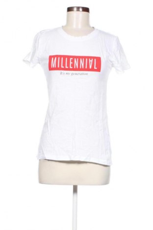 Damski T-shirt Stradivarius, Rozmiar S, Kolor Biały, Cena 39,90 zł