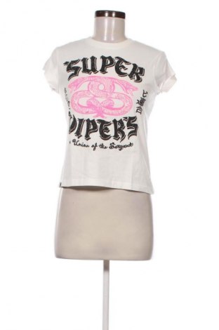 Damen T-Shirt Superdry, Größe M, Farbe Weiß, Preis 25,99 €
